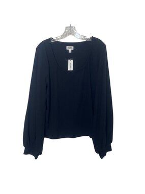Lucyswhims The Drop Square Neck Lucy Top Womens XXL Black New